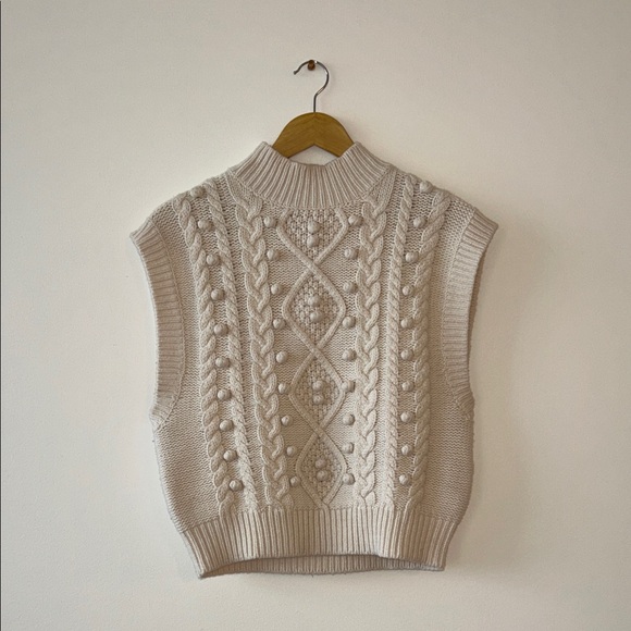 Wilfred Sweaters - Wilfred Cable Knit Sweater Vest